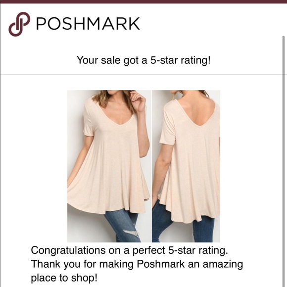 CREAMY PEACH SWING FLOW TOP! - Picture 9 of 9